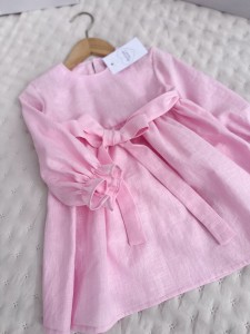 Lniana sukienka"Candy"
