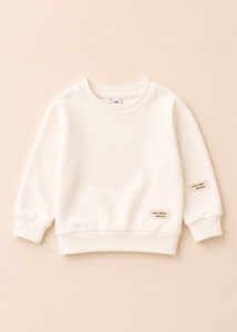 Bluza oversize krem