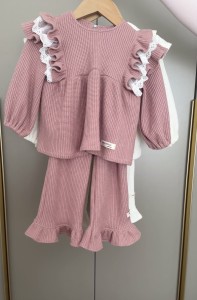 Sweterkowy zestaw Dusty rose