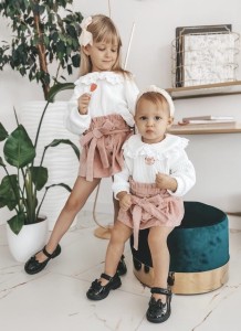Zestaw z opaską- Sweter+ Sztruksowa spódniczka